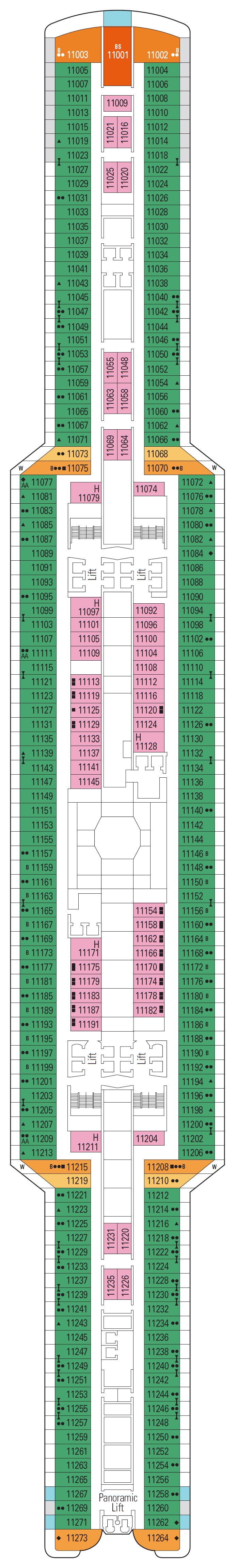 Deck 11 - Flamenco Beach