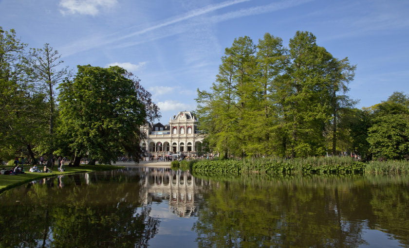 Het Vondelpark in Amsterdam