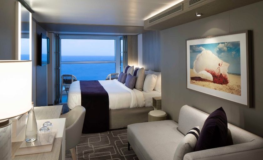 Celebrity cruises buitenhut met balkon E3