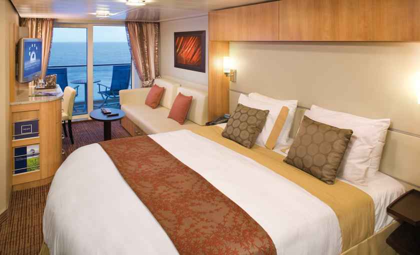 Celebrity cruises buitenhut met balkon AA