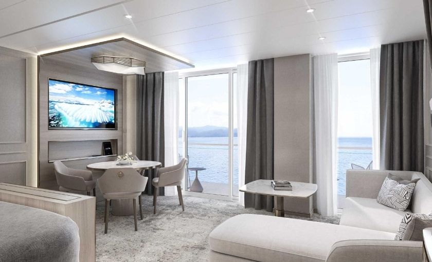 Penthouse suite luxe schip Crystal Endeavor