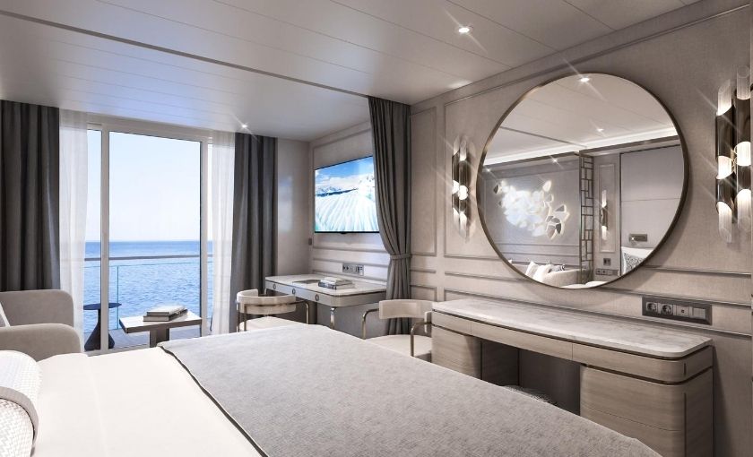 Deluxe suite luxe schip Crystal Endeavor