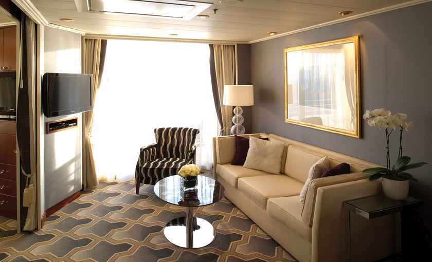 Penthouse suite comfortabele Crystal Serenity
