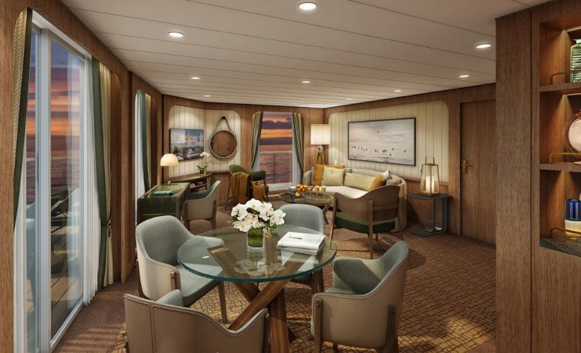 Venture Signature suite Venture schip Seabourn