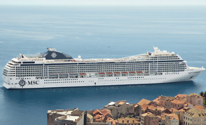 cruiseschip MSC Musica van rederij MSC cruises