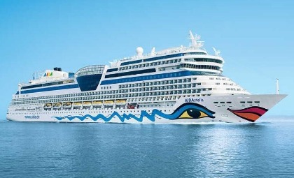 Cruiseschip AIDAstella van rederij AIDA cruises