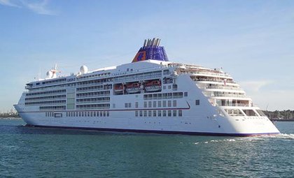 De Europa 2 van rederij Hapag-Lloyd