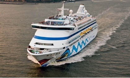 Cruiseschip AIDAaura van rederij AIDA cruises