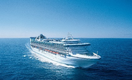 De Grand Princess van rederij Princess Cruises
