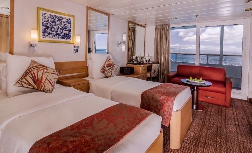 Een suite op de Celebrity Xpedition.