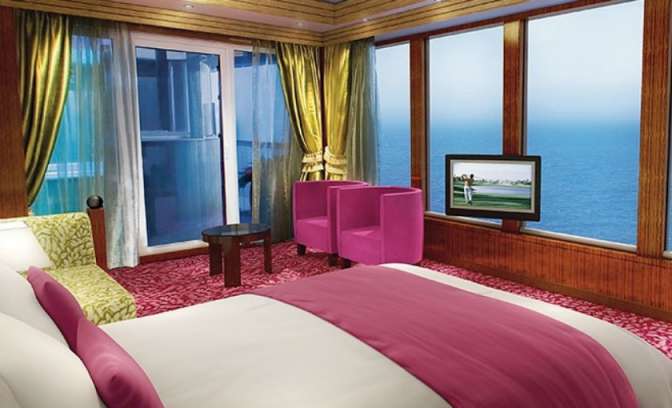 Een suite op de Norwegian Jewel van NCL