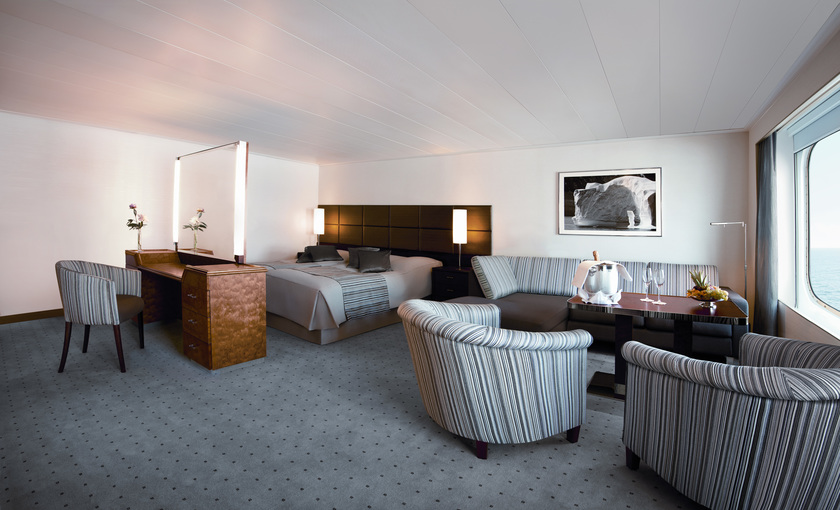 Een suite op de Hanseatic