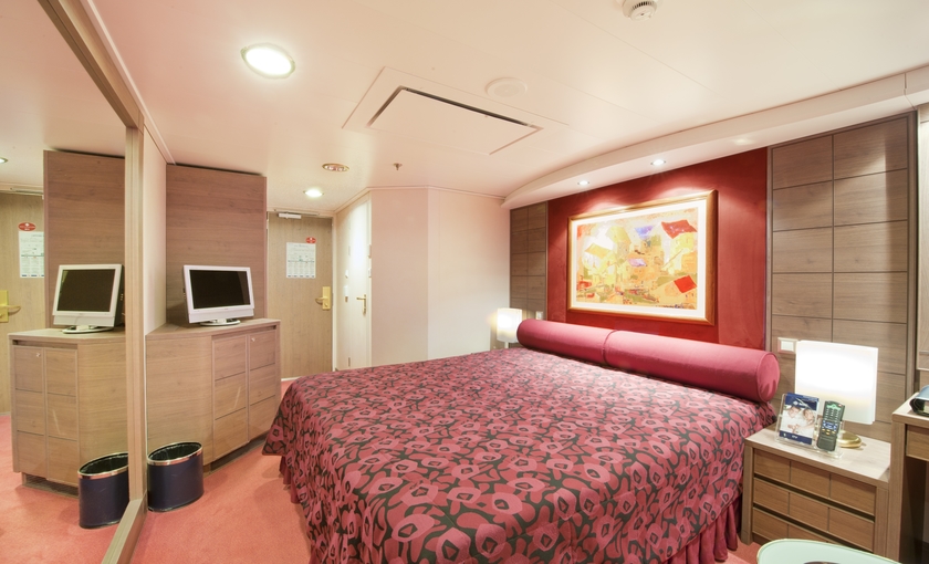 Een binnenhut op de MSC Orchestra