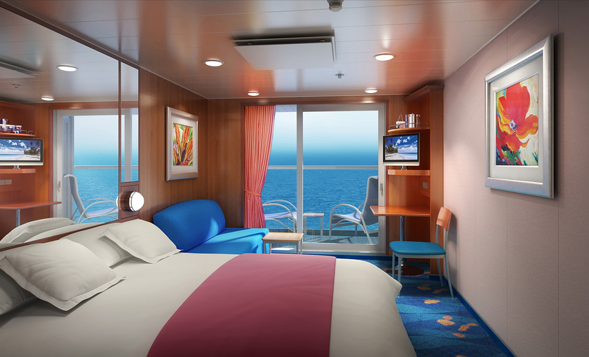 Een balkonhut op de Norwegian Gem van Norwegian Cruise Line