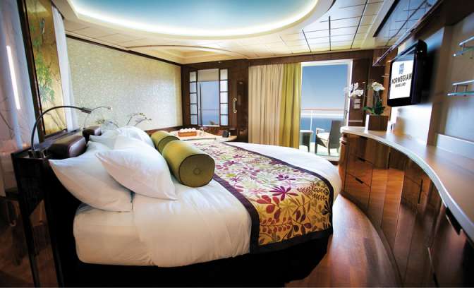 De spasuite op de Norwegian Epic van de NCL