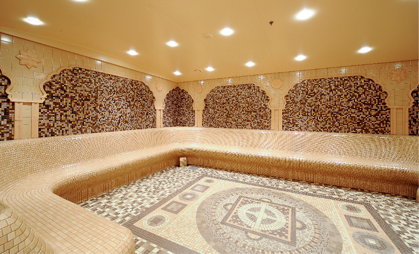 Een sauna op de MSC Magnifica