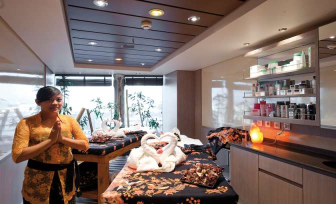 De spa op de MSC Magnifica