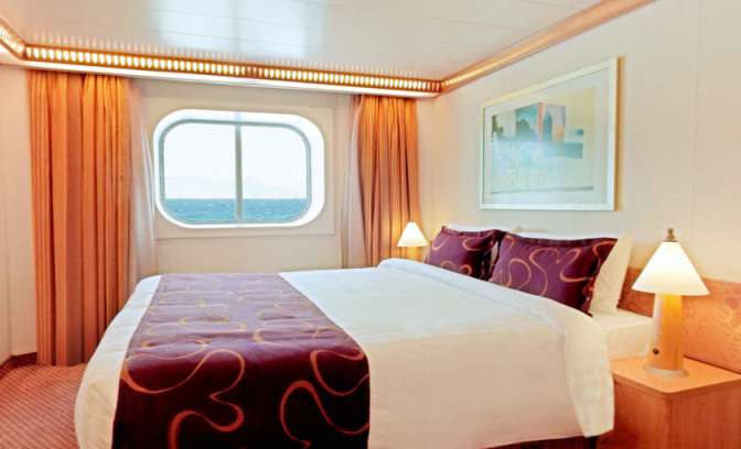 Een buitenhut op de Costa Favolosa