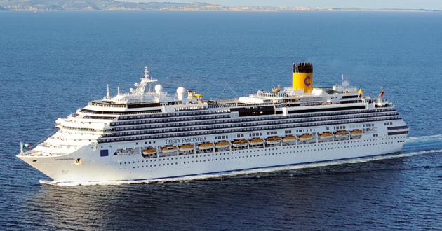 Het schip de Costa Fascinosa