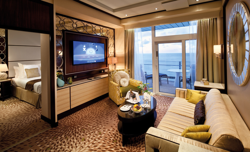 Een suite op de Celebrity Reflection van Celebrity cruises