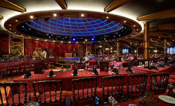 Dinerzaal op de Norwegian Getaway van NCL