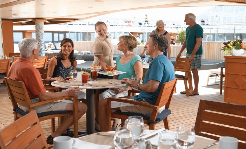 Oceania Sirena buitenterras