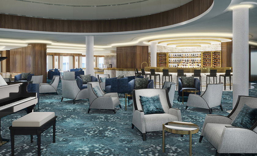 Atrium bar op de Norwegian Bliss