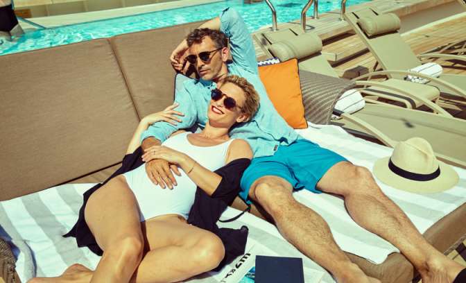 relaxen aan boord van Seabourn Ovation