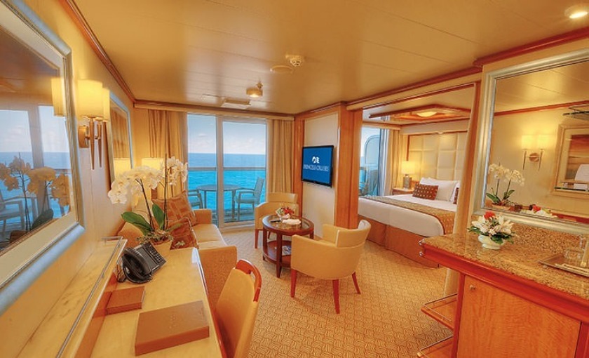 Een suite op de Regal Princess van Princess Cruises