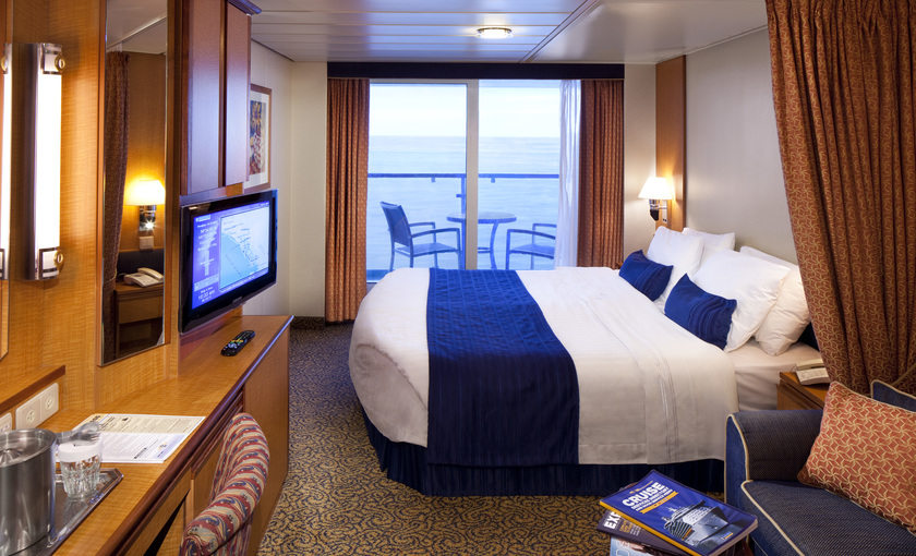 Een balkonhut op de Brilliance of the Seas van Royal Caribbean