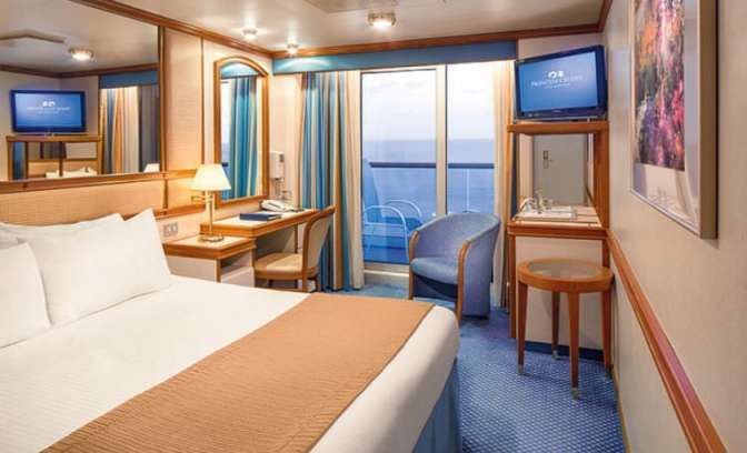 Een balkonhut op de Grand Princess van Princess Cruises