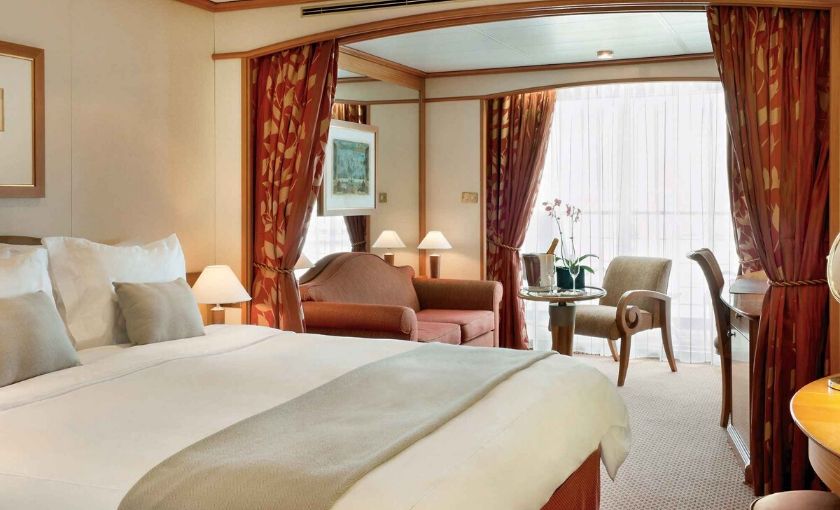 Silver Whisper suite met balkon