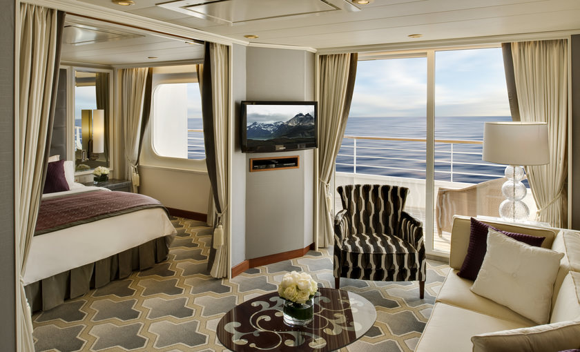 Suite op de Crystal Serenity van Crystal Cruises